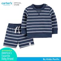 ราคา Carter's oy 2PC SET NAVYSTRIPE L7 ชุด set 2 ชิ้น พิมพ์ลาย สำหรับเด็กผู้ชาย (17275133718)