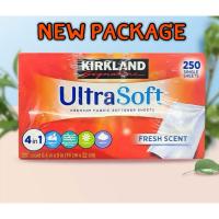 ราคา พร้อมส่ง❗️แผ่นปรับผ้านุ่ม Kirkland ใส่ในเครื่องอบผ้า 250แผ่น dryer sheets นำเข้าอเมริกา (4434502873)