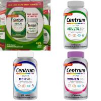 ราคา Centrum Adults Multivitamin ,Centrum Silver Women 50+ ,Centrum Silver Men 50+, 275 Tablets (13873658751)