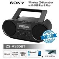 ราคา Sony วิทยุ ซีดี บูทูธ USB Bluetooth Stereo รุ่น ZS-RS60BT (ประกันศูนย์ Sony 1ปี) (2770515767)