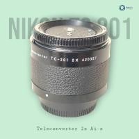 ราคา Nikon teleconverter TC TC-201 2X for Ai-s MF Lens F Mount เพิ่มระยะ2 เท่า +ฝาหน้า ท้าย (23159634782)