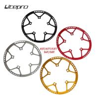 ราคา Litepro ก้านเชื่อมต่อจานหน้าจักรยาน ทรงกลม ขนาดเล็ก BMX BCD130 45T 47T 53T 56T 58T (10490671808)