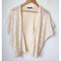 ราคา เสื้อลูกไม้สวยสีครีม ใส่คลุมก็สวย ผ้านิ่ม c^pSมือ2 สภาพดีไม่มีตำหนิ (e25) (24717883438)