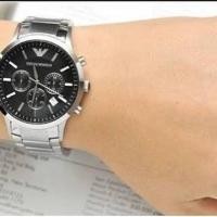 ราคา #AR2434 emporio armani watch used once like very new (378319265)