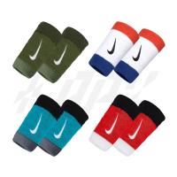ราคา Nike ผ้ารัดข้อมือแบบยาว Swoosh Doublewide Wristbands 2-Pack (4สี) (22453653241)