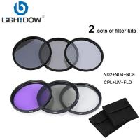 ราคา Lightdow 6 in 1 ชุดกรองเลนส ์ UV +CPL +FLD +ND2 +ND4 +ND8 สําหรับเลนส ์ กล ้ อง 49/52/55/58/62/67/7277mm (26401656733)
