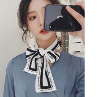 ราคา ผ้าพันคอ เกาหลี น่ารัก มีสีขาว/ดำ (4964678073)