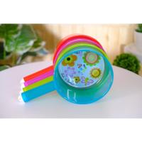 ราคา ขันน้ำ ขันน้ำมีด้าม ขันด้ามจับ ขันพลาสติก ขันตักน้ำ ขันน้ำลายดอกไม้ ขันน้ำพลาสติก เกรด A (22303851587)