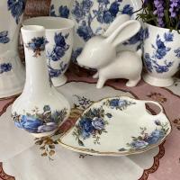 ราคา แจกันและจาน Royal Albert Moonlight Rose (21743141711)