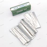 ราคา ใบมีดโกนขนนก FEATHER-CUT ใบมีดคมเดียว ใบมีดกันคิ้ว #ใบมีดขนนก #ของแท้100% #ใบมีดโกนหนวด (27406426685)