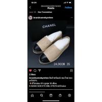 ราคา new chanel espadrilles shoe (8572914746)