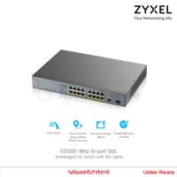 ราคา Zyxel รุ่น GS1300-18Hp 16-port GbE Unmanaged PoE 802.3at 170W Switch with GbE Uplink (แท้ประกันศูนย์) (4477338301)