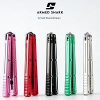 ราคา มีดควงของเล่น มีดพับ มีดควง มีดซ้อม สำหรับซ้อมควง อย่างดี อลูมิเนียมอัลลอยด์ ไม่มีคมสำหรับฝึกควง Armed Shark Kraken V3 (24163915929)