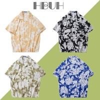 ราคา HBUH เสื้อฮาวาย เสื้อเชิ้ต สงกรานต์ ลายดอก พื้นดำ พื้นขาย สงกรานต์ แบบลายไทย สวมใส่สบาย (24971958490)