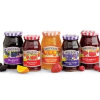 ราคา สมัคเกอร์แยมผลไม้ 340g สมักเกอร์ แยมผลไม้ Smuckers fruit jam สินค้านำเข้าจากอเมริกา มี5รส องุ่น,เชอรี่,ส้ม,ราสเบอรี่,แบล (4594838791)