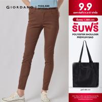 ราคา GIORDANO กางเกงขายาวผู้หญิง Women's Mid Waist Slim Tapered Pants 05412038 (18271785657)