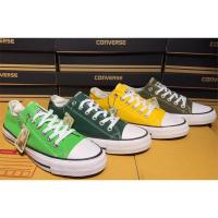 ราคา Converse All Star ⭐️ ข้อสั้น : สีเขียวเข้ม เขียวขี้ม้า เขียวอ่อน เหลือง (8371346370)