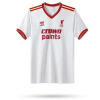 ราคา Retro 85-86 Liverpool Two Away Football Outdoor Sports Leisure and Comfort Short Sleeve jersey (28905038871)