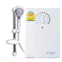 ราคา เครื่องทำน้ำอุ่นไฟฟ้า MAZUMA 4500 วัตต์ รุ่น CRYSTAL PLUS 4.5 พร้อมชุดฝักบัวและสไลด์บาร์ ปรับ 5 ระดับ พร้อมรางเลื (2753781619)