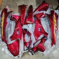 ราคา wave 125s หัวเถิก เวฟ ชุดสีมอเตอร์ไซค์ กาบรถ เฟรมรถ แฟริ่งรถ สีแดงแก้วล้วน ติดลายปี2003 ยกชุด11ชิ้น (27500181880)