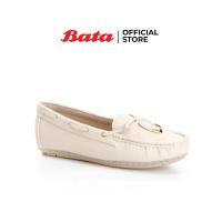 ราคา Bata LADIES'CASUAL MOCCASINE รองเท้าลำลองแฟชั่น แบบสวม สีครีม รหัส 5515264 (3856129824)