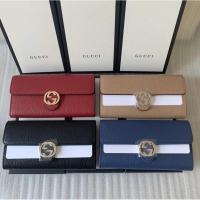 ราคา New Gucci Long wallet interlocking (8452483032)