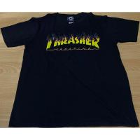 ราคา เสื้อยืด ลายเปลวไฟ Thrasher (22671372057)