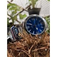 ราคา นาฬิกา casioสายเหล็ก หน้าปัดน้ำเงิน พร้อมกล่อง (10631947174)