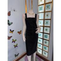 ราคา Bก เดรสยีนส์สายเดี่ยวสายใหญ่สีดำซีด กระดุมโลหะหน้าชุด (24071645623)