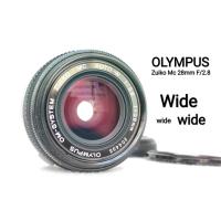 ราคา เลนส์มือหมุน wide ยี่ห้อ Olympus Mc Zuiko 28mm f2.8 auto w Mount Om Excellent++ sn 204495 พร้อมฝาหน้า ท้าย (18157499973)