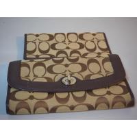 ราคา กระเป๋าเงินใบยาว Coach แท้ พร้อมกระเป๋าลูก มือสอง สภาพดี (2213373415)