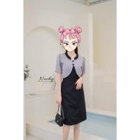 ราคา เดรสทำงานป้าย Nuchy สีดำ M (18484963809)