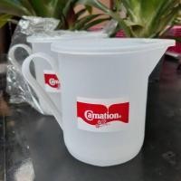 ราคา ⭐⭐เหยือกคาเนชั่น มีหูจับ มีฝาปิด⭐⭐ (5116026812)