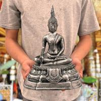 ราคา หลวงพ่อโต วัดบางพลีใหญ่ใน หน้าตัก 5 นิ้ว สีโลหะเก่า เป็นพระพุทธรูปที่สืบทอดมาตั้งแต่สมัยสุโขทัย เป็นพระพุทธรูปศักดิ์สิทธ (21962755912)