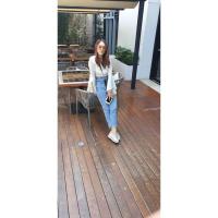 ราคา เสื้อครอปแขนยาวปลายบาน (4087232347)