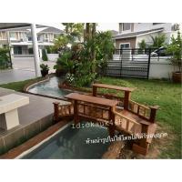 ราคา สะพานไม้แต่งสวน70x180งานไม้เก่าทนแดดทนฝนคนข้ามได้จริง (20343670133)