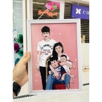 ราคา กรอบรูป รูปวาดใส่กรอบส่งรูปมาได้ เอาสองรูปมารวมกันได้ (6192130827)