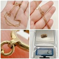 ราคา สร้อยคอทองแท้ ทอง18K ยาว 16นิ้ว หนัก 2.7กรัม (25220280727)