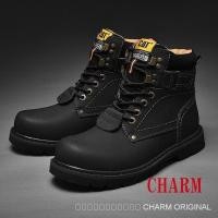 ราคา 【คุณภาพสูง】【คุณภาพสูง】Caterpillar Boot หนังแท้กันน้ำป้องกันการลื่นไถลสวมรองเท้าเครื่องมือรองเท้าบู๊ (29059513929)