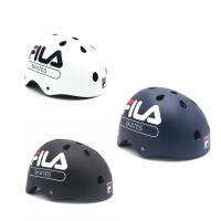 ราคา Fila Collection หมวกสเก็ตฟีล่า หมวกสเก็ตฟีล่าสำหรับป้องกัน สีขาว/คราม/ดำ Helmet WHITE/BLUE/BLACK (1,850) (10053144287)