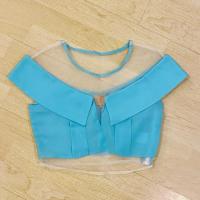 ราคา เสื้อครอป สีฟ้า lyn around ของแท้ ! (3814593692)