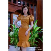 ราคา เสื้อไหมลาว รุ่นคอกลมแขนพองทรงตุ๊กตาน่ารัก สินค้านำเข้าจากเวียงจันทร์ % (4952506873)