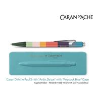 ราคา NEW !!! Caran D'Ache 849 Paul Smith "Artist Stripe" with "Peacock Blue" Case (6258524027)