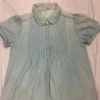 ราคา เสื้อเชิ๊ตคอบัว สียีนส์ซีด (1194719761)