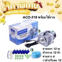 ราคา HAILEA ACO-318 ปั้มลมปั้มอ๊อกซิเจนครบชุด พร้อมสายอ๊อก 12 เมตร รวมหัวทราย 12 ลูก(คละสี) สามทาง 6 ตัววาล์วปรับแรงลม 12 ตัว (17162027739)