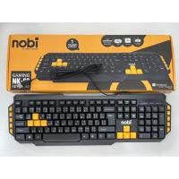 ราคา SALE!! คีย์บอร์ดแป้นพิมพ์ไทย/อังกฤษ NOBI by Anitech รุ่น NK-09 Multimedia Keyboard (25081113349)