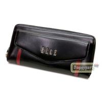 ราคา ELLE แท้!!! กระเป๋าสตางค์ใบยาวซิปรอบ หนังเงา (1245649325)