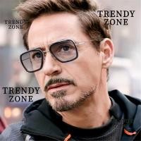 ราคา Trendyzone Tony Stark แว่นตากันแดด หรูหรา แว่นตาสไปเดอร์แมน สี่เหลี่ยม (25664487257)