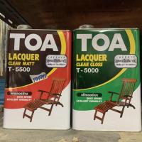 ราคา แลคเกอร์เงา TOA T-5000 , แลคเกอร์ด้าน TOA T-5500 ขนาด แกลลอน 3.785 ลิตร (17887882480)