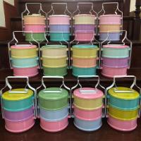 ราคา ปิ่นโตขนาดใหญ่ ขนาด 3 ชั้น กว้าง 14 ซม. ขนาดมาตรฐาน คละสีพาสเทล (11644539061)